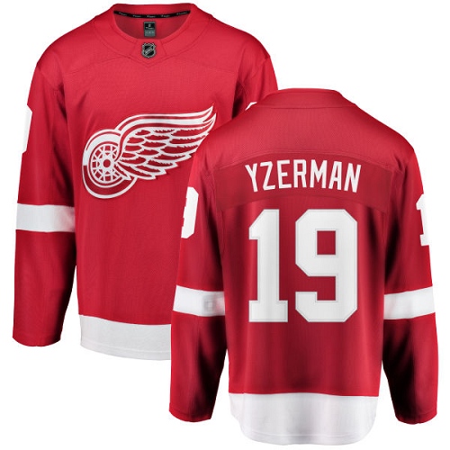 Kinder Detroit Red Wings Eishockey Trikot Steve Yzerman #19 Breakaway Rot Fanatics Branded Heim